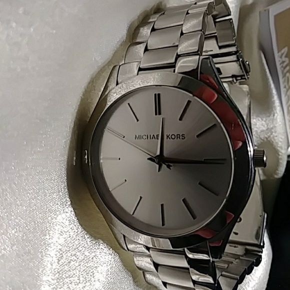 MK 3178 Silver Watch - Picture 2 of 6